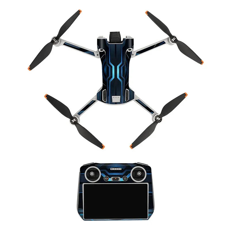 Klistermärke / Skin till DJI Mini 3 Pro + RC - Mech - Action King