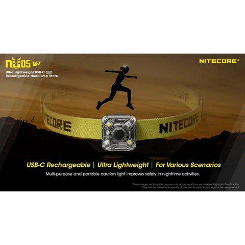 Nitecore NU05 V2 Headlamp Mate - 40lm