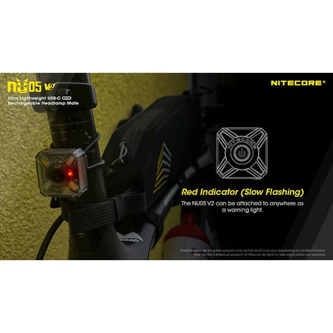 Nitecore NU05 V2 Headlamp Mate - 40lm