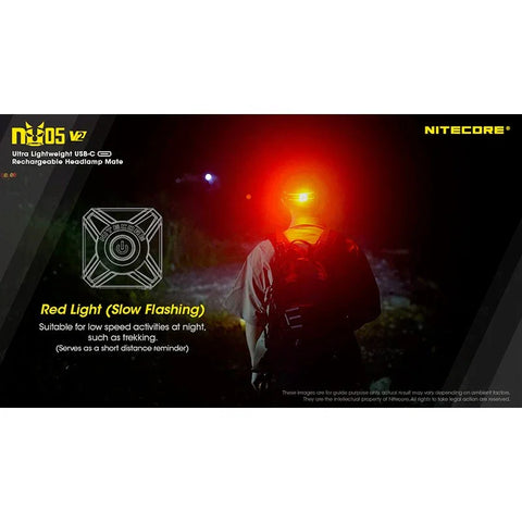 Nitecore NU05 V2 Headlamp Mate - 40lm