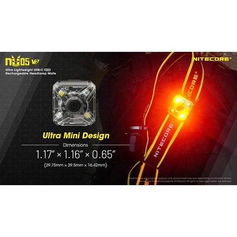 Nitecore NU05 V2 Headlamp Mate - 40lm