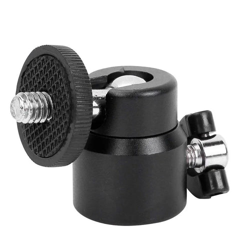 Kulledsfäste Mini 360°,  1/4" - Aluminium