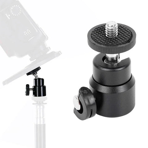 Kulledsfäste Mini 360°,  1/4" - Aluminium