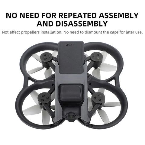 Motorskydd / kåpa till DJI Avata - Aluminium - Svart