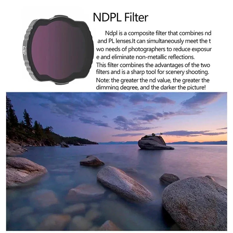 JSR Filter 4-pack - ND8/PL + ND16/PL + ND32/PL + ND64/PL V2 till DJI Avata - Kit - Action King