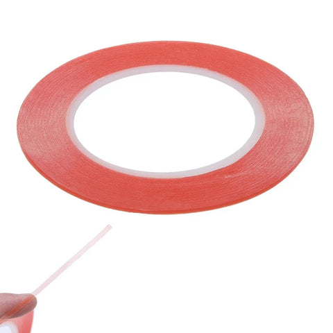 Dubbelhäftande Teknik-tejp, 2mm bredd, Rulle 25m