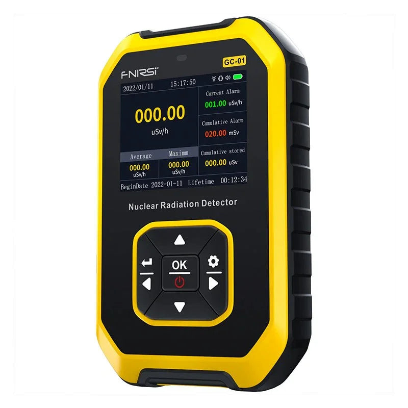 FNIRSI GC-01 Nuclear Radiation Detector - Geigermätare / Dosimeter för Joniserande Strålning - Action King