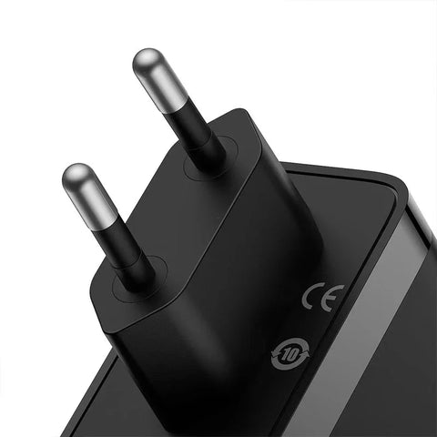 Baseus GaN5 Pro 140W Wall Charger - Väggladdare - Snabbladdare PD/QC/PPS - 110-240V till USB - 3xUSB Typ A/C - Svart