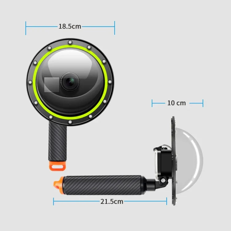 Dome Port 6" till DJI Osmo Action 5 Pro/4/3 - Kit - Action King