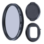 RUIGPRO for GoPro HERO10 Black / HERO9 Black Professional 52mm CPL Lens Filter with Filter Adapter Ring & Lens Cap - Action King