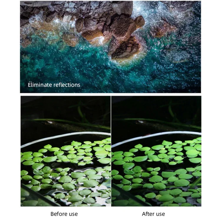 JSR KB Series CPL Lens Filter for GoPro HERO13 Black /12 Black /11 Black /10 Black /9 Black - Action King