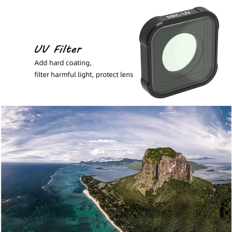 JSR KB Series MCUV Lens Filter for GoPro HERO13 Black /12 Black /11 Black /10 Black /9 Black - Action King