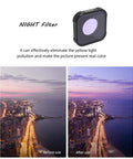 JSR KB Series NIGHT Light Pollution Reduction Lens Filter for GoPro HERO13 Black /12 Black /11 Black /10 Black /9 Black - Action King