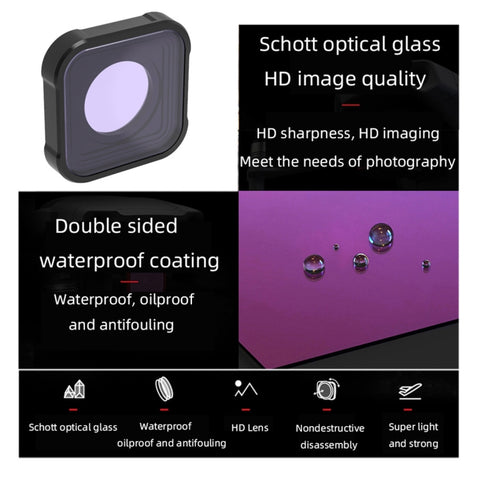 JSR KB Series ND8 Lens Filter for GoPro HERO13 Black /12 Black /11 Black /10 Black /9 Black - Action King