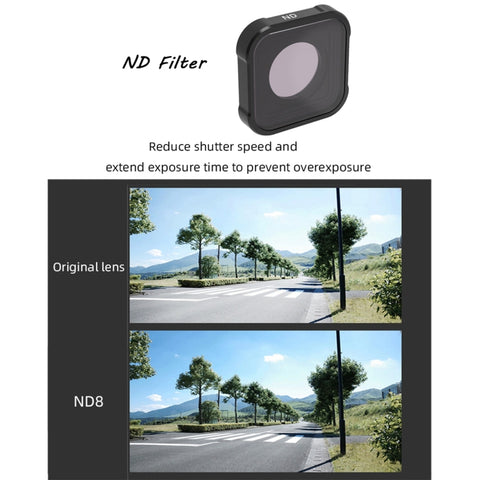 JSR KB Series ND8 Lens Filter for GoPro HERO13 Black /12 Black /11 Black /10 Black /9 Black - Action King