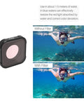 JSR KB Series Diving Color Lens Filter for GoPro HERO13 Black /12 Black /11 Black /10 Black /9 Black - Action King