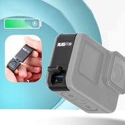 RUIGPRO Aluminum Alloy Battery Side Interface Cover for GoPro HERO10 Black / HERO9 Black - Action King