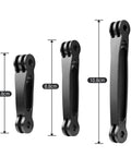 Joint Aluminum Extension Arm Grip Extenter for GoPro, Insta360, DJI and Other Action Cameras, Length: 8.8cm - Action King