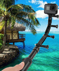 Joint Aluminum Extension Arm Grip Extenter for GoPro, Insta360, DJI and Other Action Cameras, Length: 8.8cm - Action King