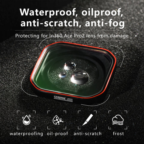 For Insta360 Ace Pro 2 STARTRC Action Camera Anti-fog Lens Filter - Action King