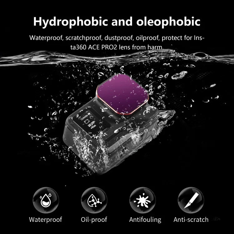 For Insta360 Ace Pro 2 STARTRC 4 in 1 ND16PL ND32PL ND64PL ND128PL Camera Lens Filter - Action King