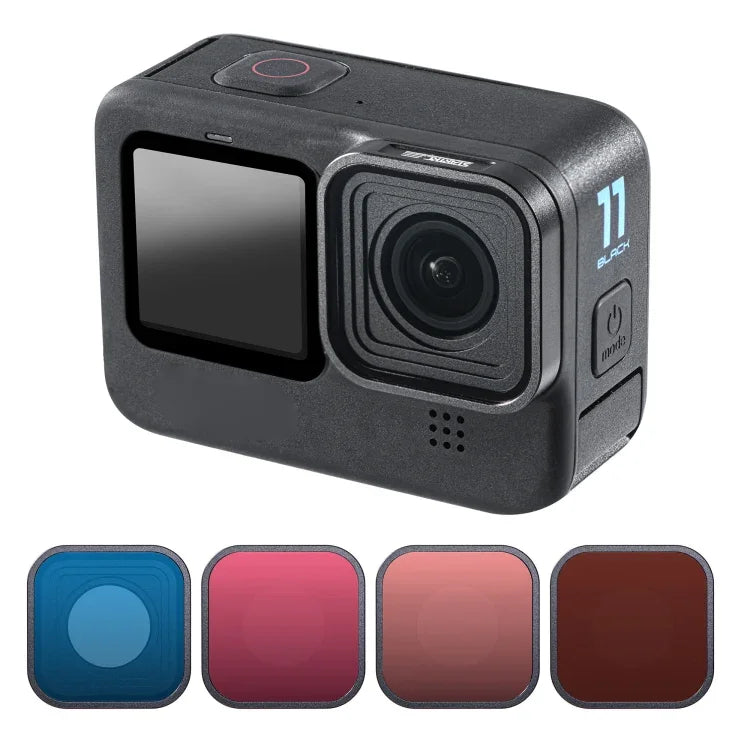 STARTRC 4 in 1 ND8 ND16 ND32 CPL Lens Filter for GoPro HERO13 Black /12 Black /11 Black /10 Black /9 Black - Action King