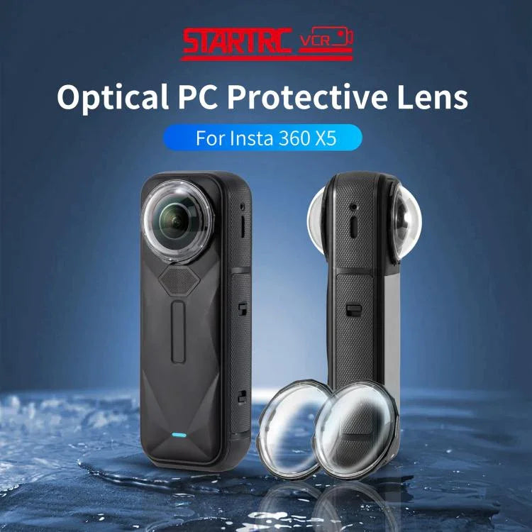 For Insta360 X5 STARTRC Slim Protective Lens Guad PC Lens Cover - Action King