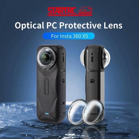 For Insta360 X5 STARTRC Slim Protective Lens Guad PC Lens Cover - Action King
