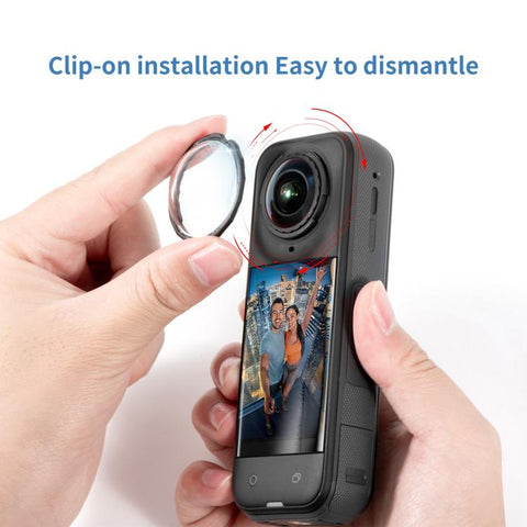 For Insta360 X5 STARTRC Slim Protective Lens Guad PC Lens Cover - Action King