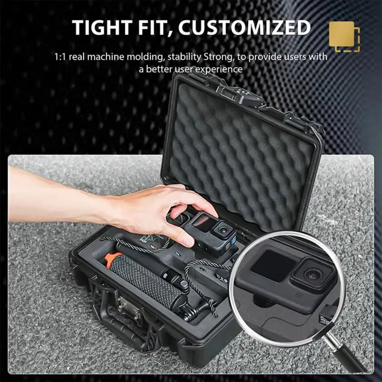 STARTRC DIY Combination Lock Waterproof EVA ABS Dual-layer Suitcase Storage Box - Action King