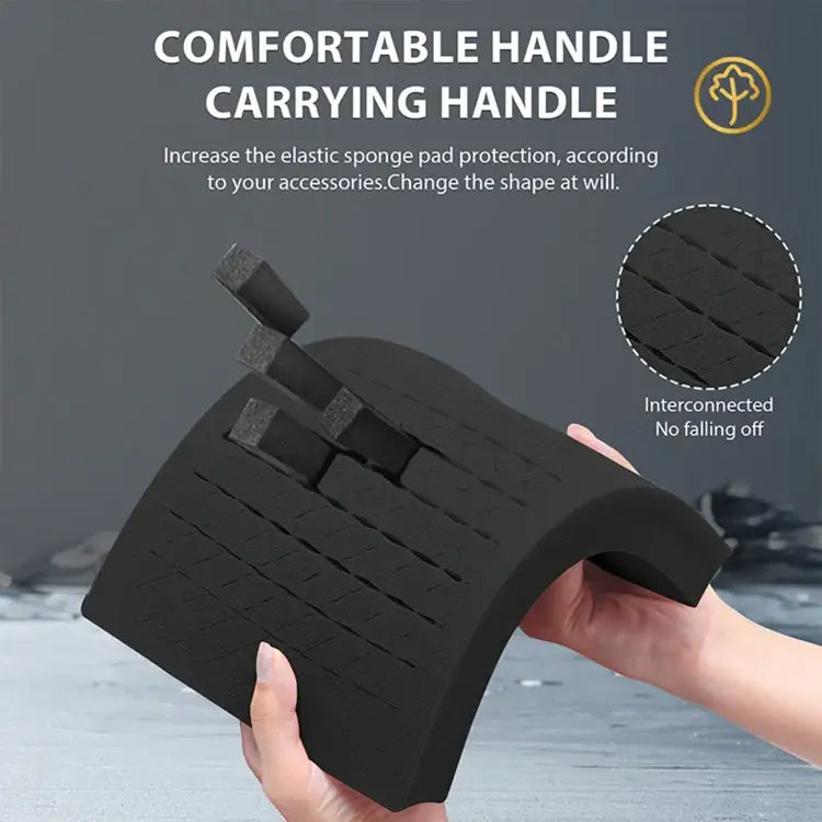 STARTRC DIY Combination Lock Waterproof EVA ABS Dual-layer Suitcase Storage Box - Action King