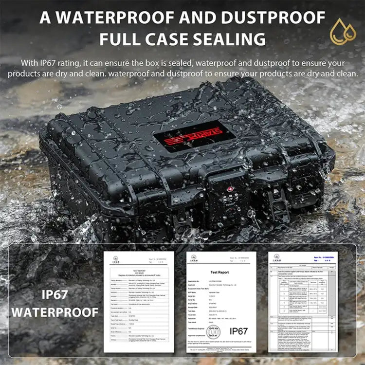 STARTRC DIY Combination Lock Waterproof EVA ABS Dual-layer Suitcase Storage Box - Action King