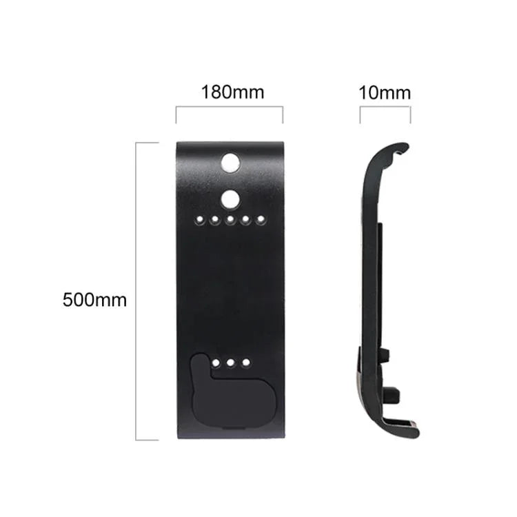 PULUZ ABS Plastic Battery Side Interface Cover with Silicone Plug for GoPro HERO13 Black /12 Black /11 Black /10 Black /9 Black - Action King