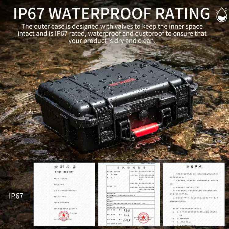 For Insta360 X4 STARTRC Waterproof EVA ABS Dual-layer Suitcase Storage Box - Action King