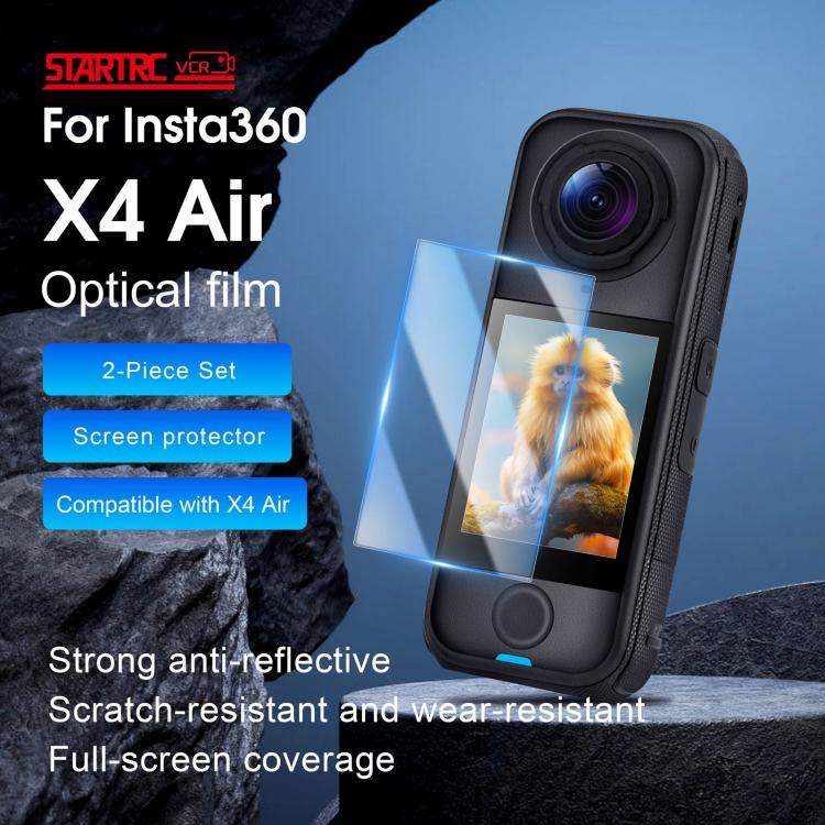 Insta360 X4 Air STARTRC 2pcs - Skärmskydd i Härdat Glas för Insta360