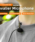 For Insta360 X4 Sunnylife Lavalier Clip Type-C Recording Microphone - Action King