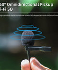 For Insta360 X4 Sunnylife Lavalier Clip Type-C Recording Microphone - Action King