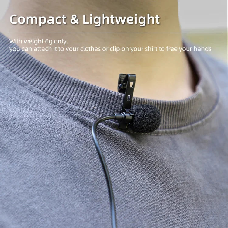 For Insta360 X4 Sunnylife Lavalier Clip Type-C Recording Microphone - Action King