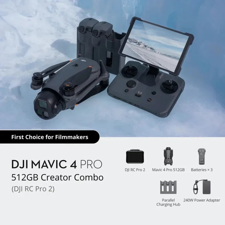 DJI Mavic 4 Pro 512GB Creator Combo (DJI RC Pro 2) - Action King