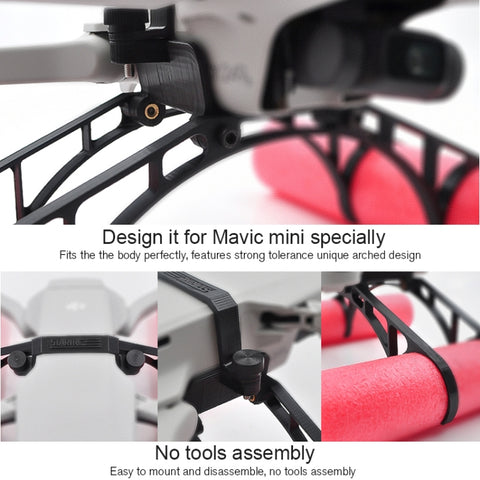 Landningsställ Flytande Pontoner till DJI Mavic Mini / Mini 2 / Mini 2 SE / Mini 4K – Kit