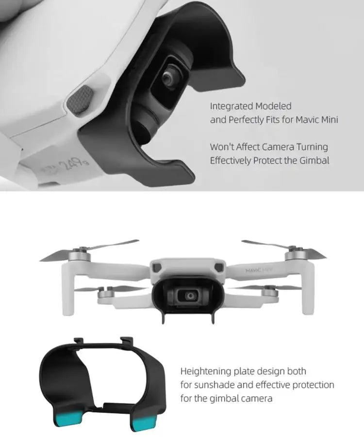 Sunnylife MM-Q9264 Camera Lens Sunshade Anti-glare Hood for DJI Mavic mini / Mini 4K / DJI Mini 2 SE - Action King