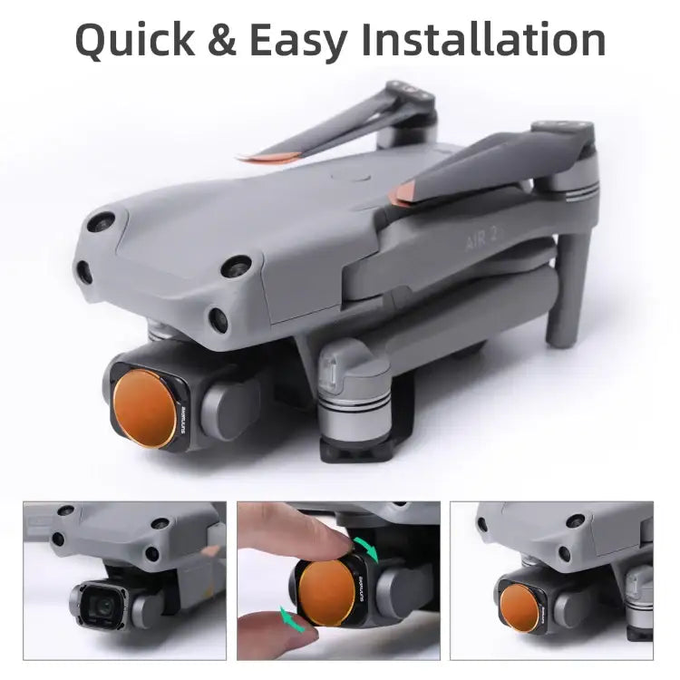 Sunnylife A2S-FI9343 ND16PL Lens Filter for DJI Air 2S - Action King