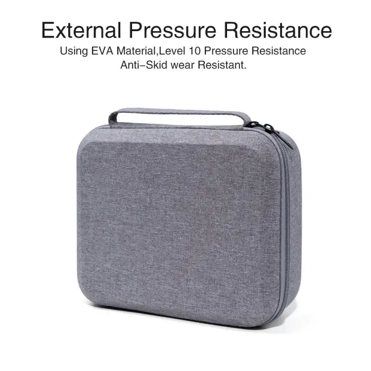 Stöttålig grå förvaringsväska för DJI Mini 2 SE, skyddar drönaren säkert under transport och förvaring.