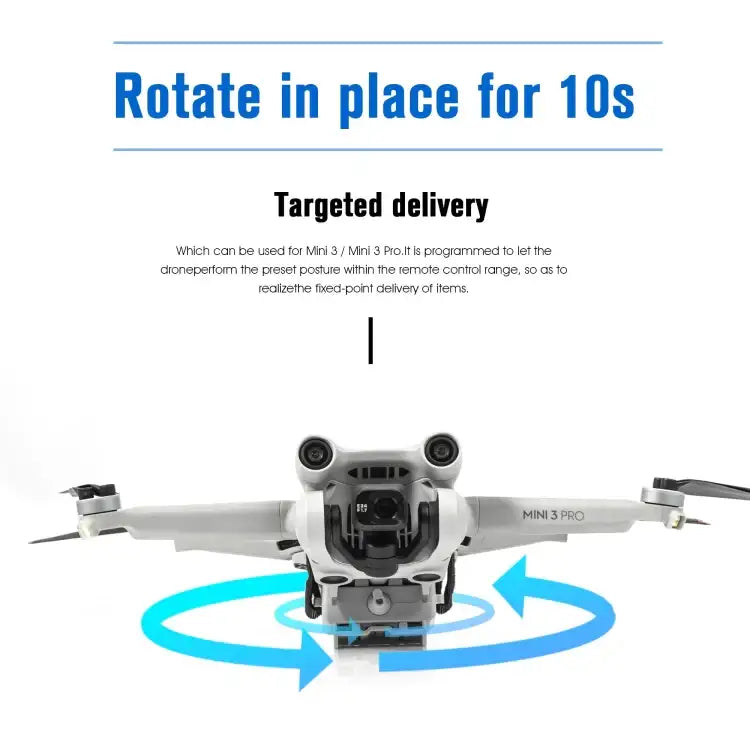 For DJI Mini 3 / Mini 3 Pro STARTRC Air-Dropping System Thrower Parabolic Bracket - Action King