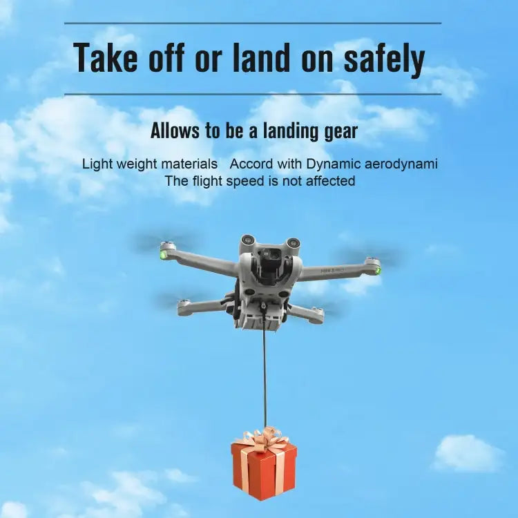 For DJI Mini 3 / Mini 3 Pro STARTRC Air-Dropping System Thrower Parabolic Bracket - Action King