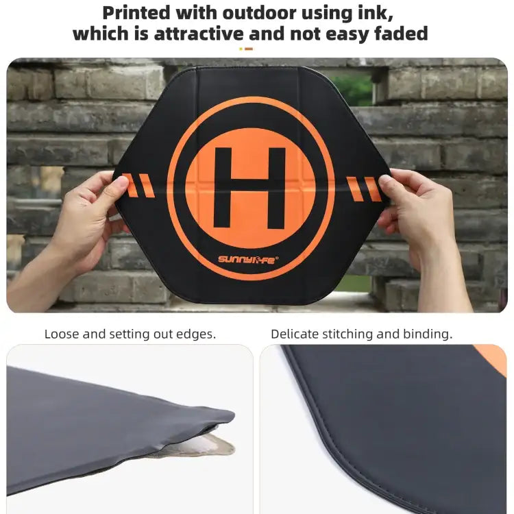 Sunnylife Drone Landing Pad 35cm Fast-Fold Double-Sided Leather Waterproof Helipad for DJI Neo / Avata 2 / Mini 4 Pro - Action King