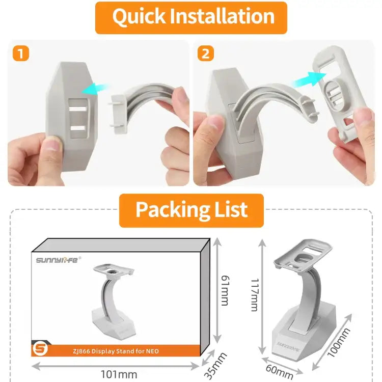 For DJI Neo Sunnylife Desktop Display Stand Drone Mount Exhibition Base Bracket - Action King