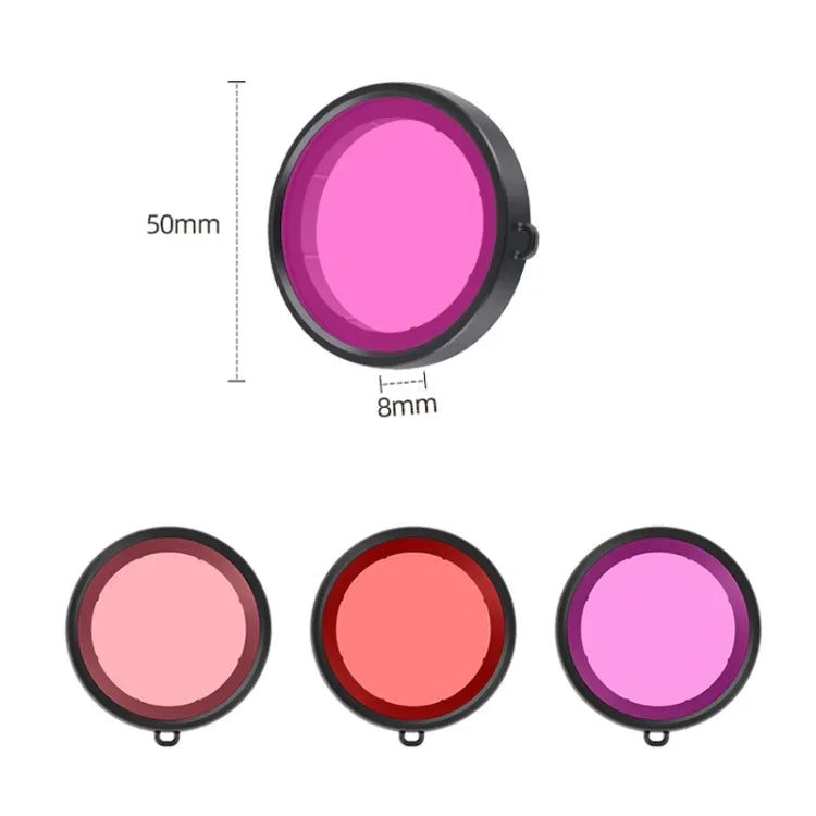 For DJI Osmo Action 5 Pro Housing Diving Color Lens Filter - Action King