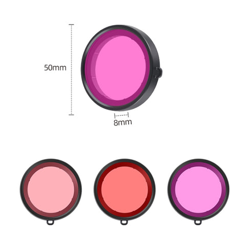 For DJI Osmo Action 5 Pro Housing Diving Color Lens Filter - Action King
