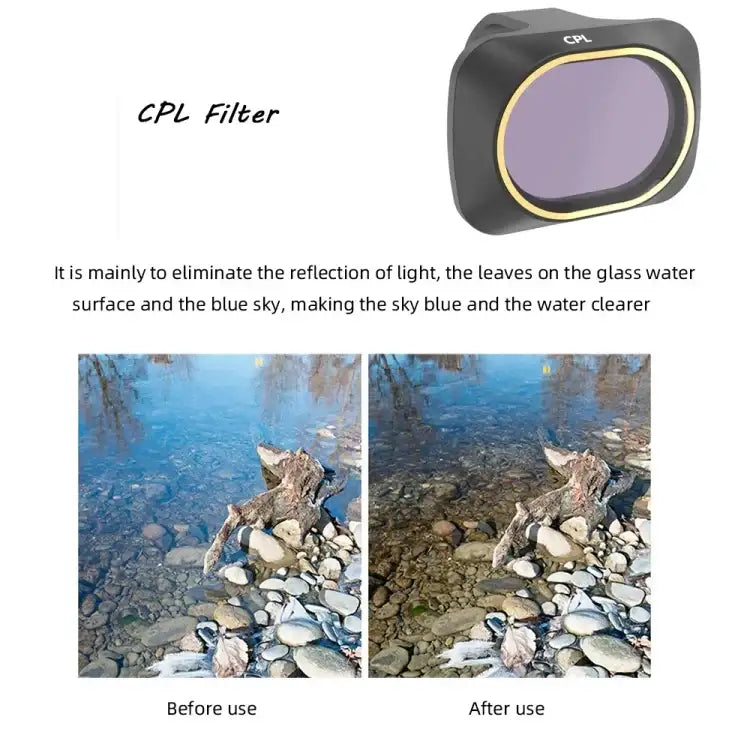JSR Drone 6 in 1 UV+CPL+ND4+ND8+ND16+ND32 Lens Filter for DJI MAVIC mini - Action King